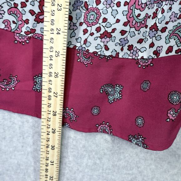 Lane Bryant Blouse Womens Sz 24 Sleeveless Multi Color Floral Flowy Dressy Top - Picture 8 of 10